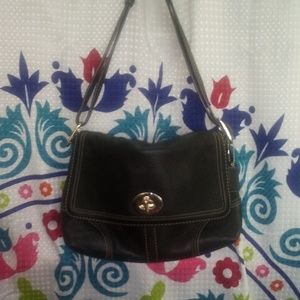 Coach Black Leather Purse